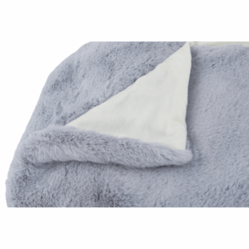 Ideálnym spoločníkom na chladné noci či užívanie piatkového večera pri dobrom filme je kožušinová deka RABITA TYP 9 NEW. Rozmery deky sú (ŠxD): 150x180 cm. Deka je vyrobená z kvalitného 100% polyesterového vlákna. Farebné prevedenie deky je jemná svetlosivá. Výška vlasu je 1,7 cm a gramáž je 700g…