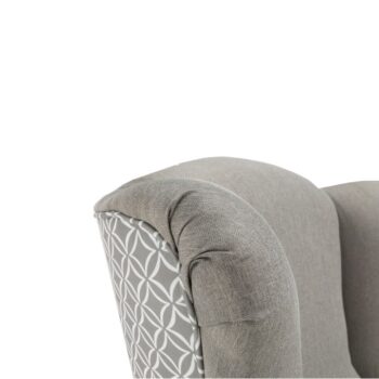 Dizajnové kreslo (ušiak) BELEK sa vyznačuje moderným dizajnom, kvalitnými materiálmi aj precíznym spracovaním. Predstavuje symbol dokonalého relaxu a pohody. Čalúnené je kvalitnou látkou (Lux 26) v odtieni capuccino a unikátnou vzorovanou látkou (Evo 26). Kreslo vyniká nosnosťou až 120 kg. Rozmery…