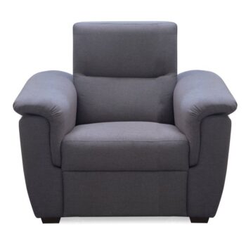 Vycibrená elegancia a luxus, aj tak by sa dalo nazvať celočalúnené kreslo BORN. Vyrobené je z kvalitných materiálov, ako je látka Cablo v nadčasovej sivej farbe. Sedacia časť je vyplnená pružinou, ktorá zabezpečuje komfortnejšie sedenie. Kreslo svojimi jemnými líniami kamkoľvek zapadne a vkusne…