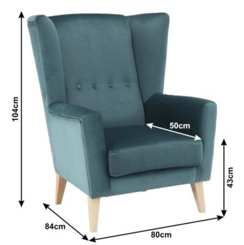 Stavte na elegantné kreslo-ušiak RODEZA. Vysoké operadlo, ktoré má na jednej aj druhej strane vysunutú opierku na hlavu, pripomínajúce uši, sa postará o Váš dokonalý komfort. Kreslo ponúka dokonalé sedenie, pričom si môžete pohodlne oprieť chrbát, ruky aj hlavu. Rozmery kresla sú (ŠxHxV): 80x84x104…