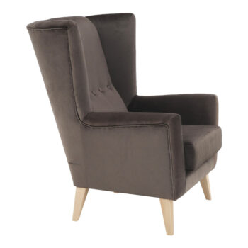 Stavte na elegantné kreslo-ušiak RODEZA. Vysoké operadlo, ktoré má na jednej aj druhej strane vysunutú opierku na hlavu, pripomínajúce uši, sa postará o Váš dokonalý komfort. Kreslo ponúka dokonalé sedenie, pričom si môžete pohodlne oprieť chrbát, ruky aj hlavu. Rozmery kresla sú (ŠxHxV): 80x84x104…