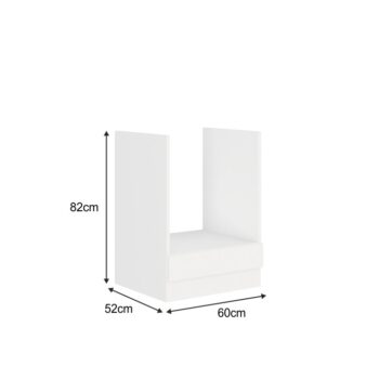 Čistota, ktorá vyžaruje zo skrinky na sporák SPLIT 60 DG BB pretvorí Vašu kuchyňu na miesto plné jemnosti a nevinnosti. Rozmery skrinky sú (ŠxHxV): 60x52x82 cm. Je vyrobená z laminovanej DTD (drevotriesková doska). Farebné prevedenie je v nežnej bielej, ktorá vyzerá vždy moderne a štýlovo aj po…