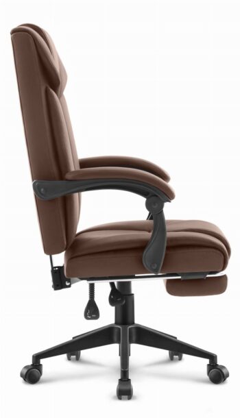 Kancelárske kreslo HC-1029 Brown s opierkou nôh