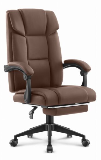 Kancelárske kreslo HC-1029 Brown s opierkou nôh