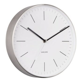 Karlsson 5732WH dizajnové nástenné hodiny, pr. 28 cm