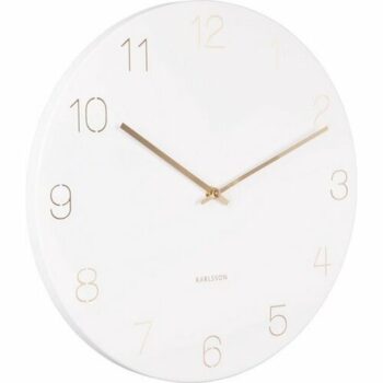 Karlsson 5762WH dizajnové nástenné hodiny, pr. 40 cm