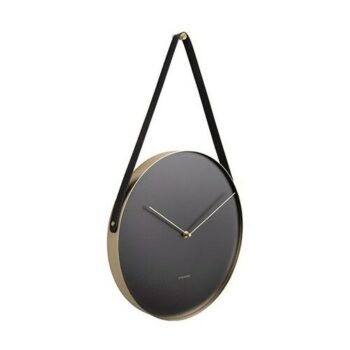 Karlsson 5767BK dizajnové nástenné hodiny, pr. 34 cm