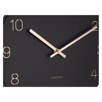 Karlsson 5788BK dizajnové nástenné hodiny, pr. 30 cm