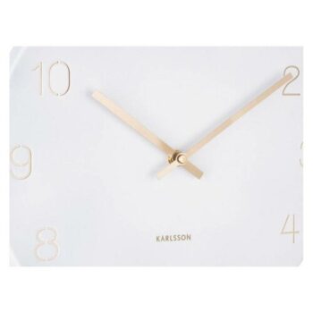Karlsson 5788WH dizajnové nástenné hodiny, pr. 30 cm