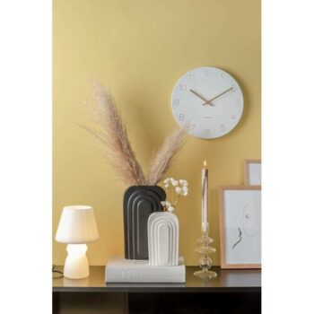 Karlsson 5788WH dizajnové nástenné hodiny, pr. 30 cm