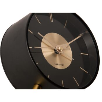 Karlsson 5919BK dizajnový budík 12 cm