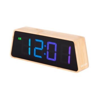 Karlsson 5931 dizajnový LED budík/hodiny 19 cm