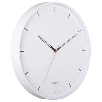 Karlsson 5940WH dizajnové nástenné hodiny 40 cm