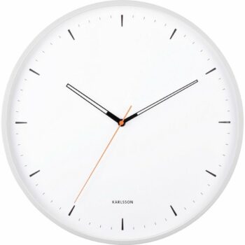 Karlsson 5940WH dizajnové nástenné hodiny 40 cm