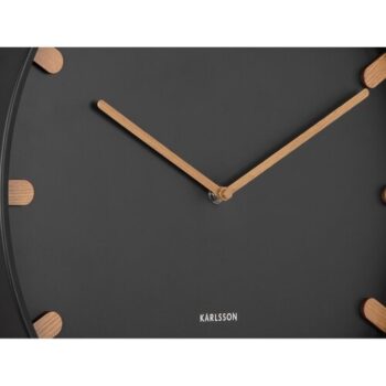 Karlsson 5942BK dizajnové nástenné hodiny 40 cm