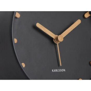 Karlsson 5943BK dizajnový budík 11 cm
