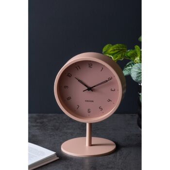 Karlsson 5951PI dizajnové stolné hodiny 23 cm