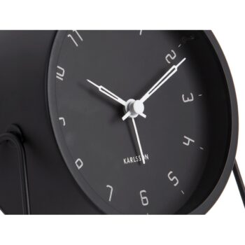 Karlsson 5952BK dizajnový budík 13 cm