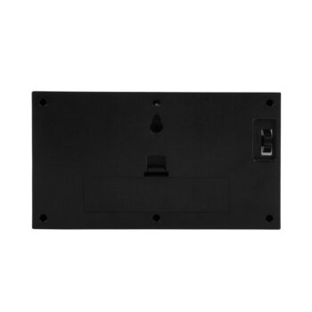 Karlsson 5976BK Designové nástenné/stolnípřeklápěcí hodiny černá, 21 cm