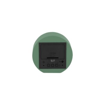 Karlsson 5981GR dizajnové LED hodiny s budíkomzelená, pr. 9 cm