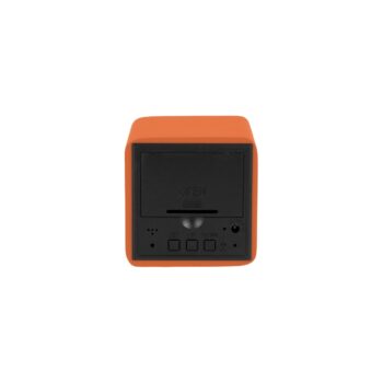 Karlsson 5982OR dizajnové LED hodiny s budíkomoranžová, 7 cm