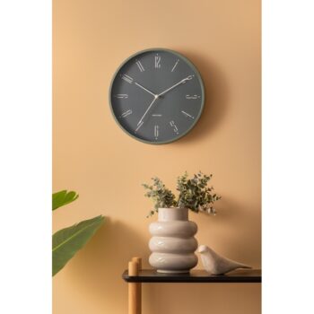 Karlsson 5988GR dizajnové nástenné hodiny sivá, pr. 30 cm