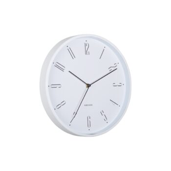 Karlsson 5988WH dizajnové nástenné hodiny biela, p. 30 cm