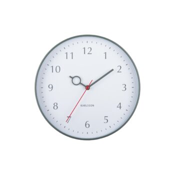 Karlsson 5992GR dizajnové nástenné hodiny zelená, pr. 30 cm