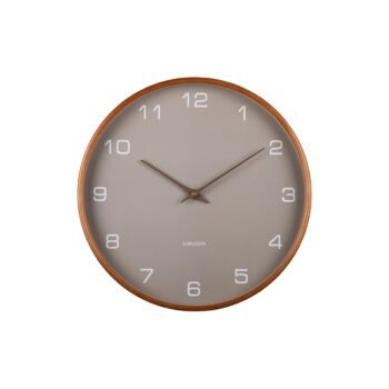 Karlsson 5993GY dizajnové nástenné hodiny šedá,pr. 40 cm