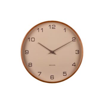 Karlsson 5993SB dizajnové nástenné hodiny béžová, pr. 40 cm