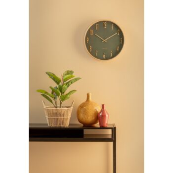 Karlsson 5996GR dizajnové nástenné hodiny zelená,pr. 40 cm
