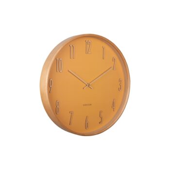 Karlsson 5996YE dizajnové nástenné hodiny žltá, pr. 40 cm