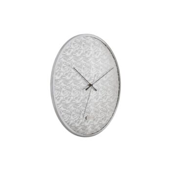 Karlsson 6005SI dizajnové nástenné hodiny strieborná, pr. 40 cm