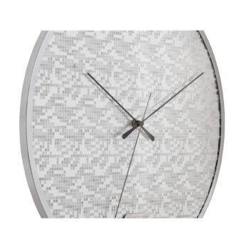 Karlsson 6005SI dizajnové nástenné hodiny strieborná, pr. 40 cm