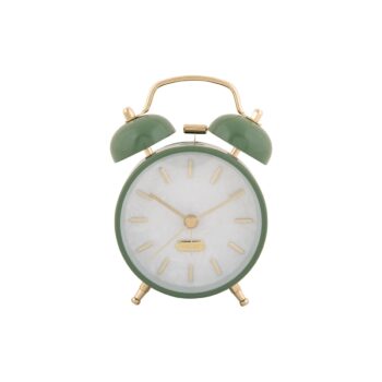 Karlsson 6009DG dizajnový budík zelený, priemer 12cm