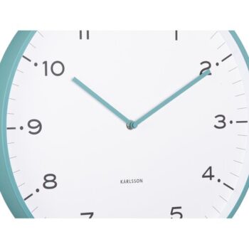 Karlsson 6011BL dizajnové nástenné hodiny modrá, pr. 40 cm