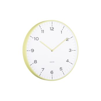 Karlsson 6011GR dizajnové nástenné hodiny žltá, pr. 40 cm