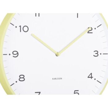 Karlsson 6011GR dizajnové nástenné hodiny žltá, pr. 40 cm
