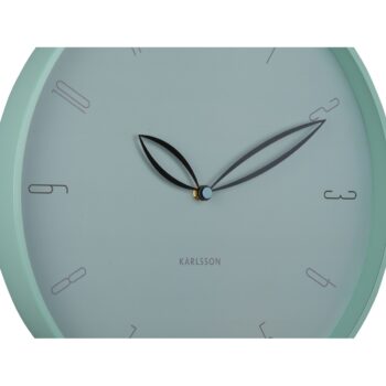 Karlsson 6012BL dizajnové nástenné hodiny modrá, pr. 40 cm