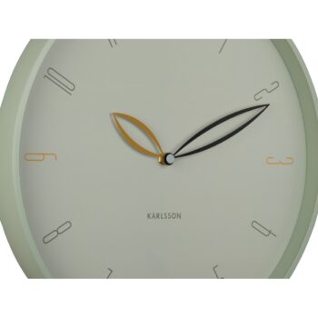 Karlsson 6012GR dizajnové nástenné hodiny zelená, pr. 40 cm