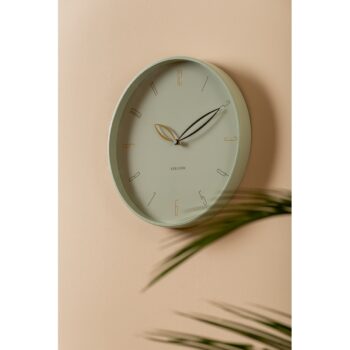 Karlsson 6012GR dizajnové nástenné hodiny zelená, pr. 40 cm