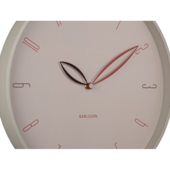 Karlsson 6012WG dizajnové nástenné hodiny béžová, pr. 40 cm