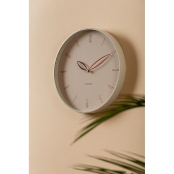 Karlsson 6012WG dizajnové nástenné hodiny béžová, pr. 40 cm