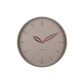 Karlsson 6012WG dizajnové nástenné hodiny béžová, pr. 40 cm