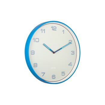Karlsson 6013BB dizajnové nástenné hodiny modrá, pr. 40 cm