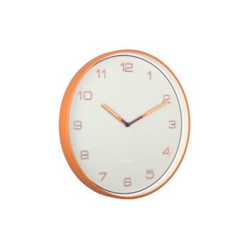 Karlsson 6013OR dizajnové nástenné hodinyoranžová, pr.  40 cm