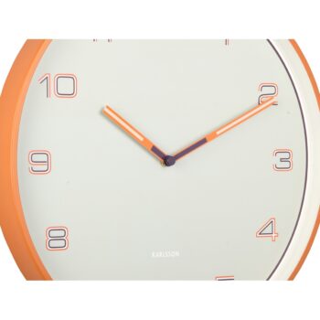 Karlsson 6013OR dizajnové nástenné hodinyoranžová, pr.  40 cm