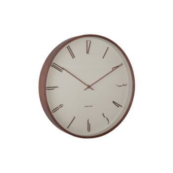 Karlsson 6014WG dizajnové nástenné hodiny béžová, pr. 40 cm