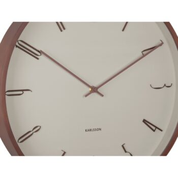 Karlsson 6014WG dizajnové nástenné hodiny béžová, pr. 40 cm