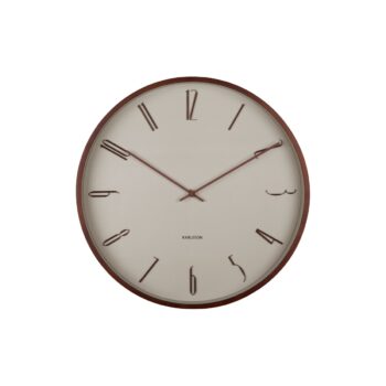 Karlsson 6014WG dizajnové nástenné hodiny béžová, pr. 40 cm